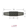نمایشگر سنسور پارک خودرو LDQ-M5004RD