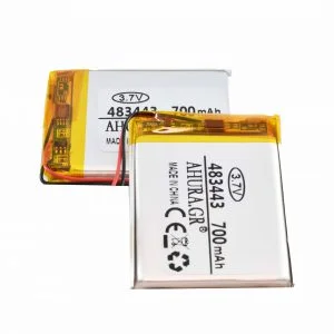 باتری لیتیوم پلیمر 3.7v ظرفیت 700mAh