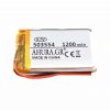 باتری لیتیوم پلیمر 3.7v ظرفیت 1200mA ابعاد 503554