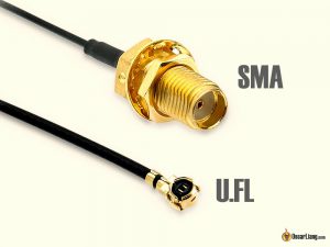 رابط UFL to SMA-F - مبدل آنتن IPX به SMA-F - افزایش طول سوکتی