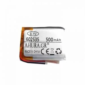 باتری لیتیوم پلیمر 3.7v ظرفیت 500mAh