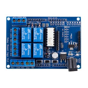 شیلد رله آردوینو 4 کانال - Relay Shield For Arduino