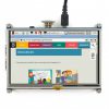 نمایشگر 5 اینچی همراه با تاچ مقاومتی دارای ورودی HDMI اورجینال--