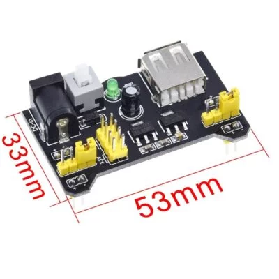 ماژول تغذیه برد بورد Breadboard Power با خروجی USB