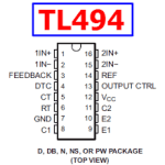 آی سی TL494C پکیج SMD
