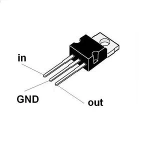 رگولاتور ولتاژ 7809 پکیج TO-220