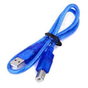 کابل USB A-B (پرینتری) شیلددار 30 سانتیمتری مخصوص بردهای آردوینو