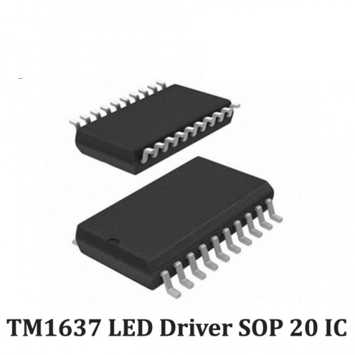 آی سی درایور TM1637 LED اورجینال پکیج SMD