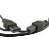 کابل USB A-B (پرینتری) 1.2 متری