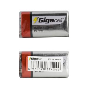 باتری کتابی شرینک 9 ولت گیگاسل Gigacell
