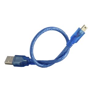 کابل تبدیل USB-A به Mini USB شیلددار 30 سانت