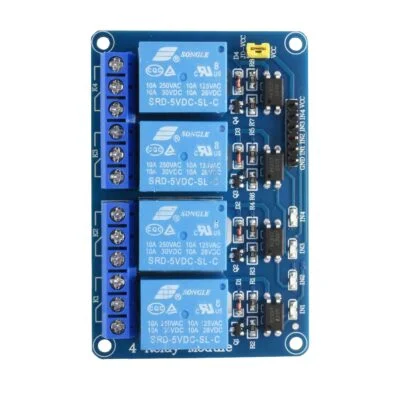 ماژول رله 4 کانال 5 ولت – Relay Module 5V