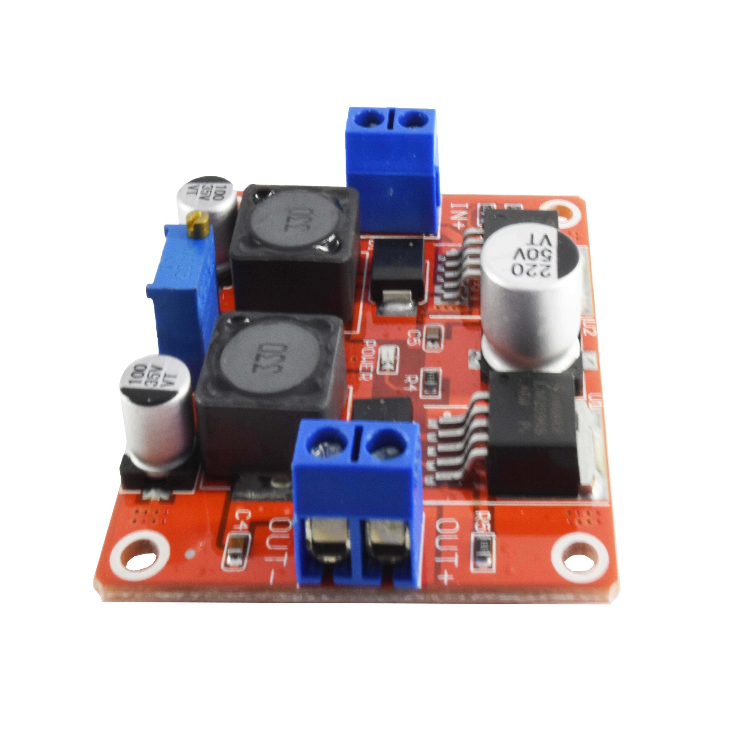 ماژول کاهنده و افزاینده LM2596-LM2577 با قابلیت کنترل جریان خروجی