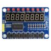 ماژول سون سگمنت 8 رقمی TM1638 و 8 کلید کنترلی