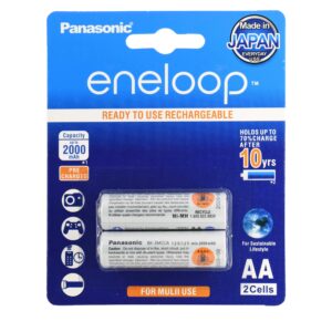 باتری قلمی قابل شارژ کارتی 2 عددی پاناسونیک Panasonic Eneloop
