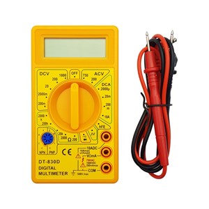 مولتی متر دیجیتال DT-830D زرد