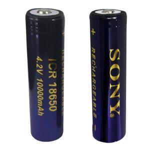 باتری لیتیوم یون 3.7v سایز ICR-18650 ظرفیت 10000mAh برند SONY