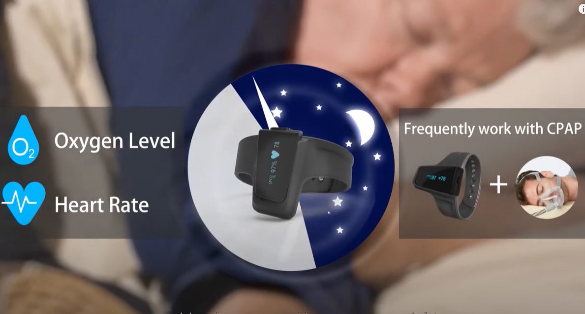 دستگاه پالس اکسیمتر Checkme O2 مچ بند آنالیز خواب - ولتاتک