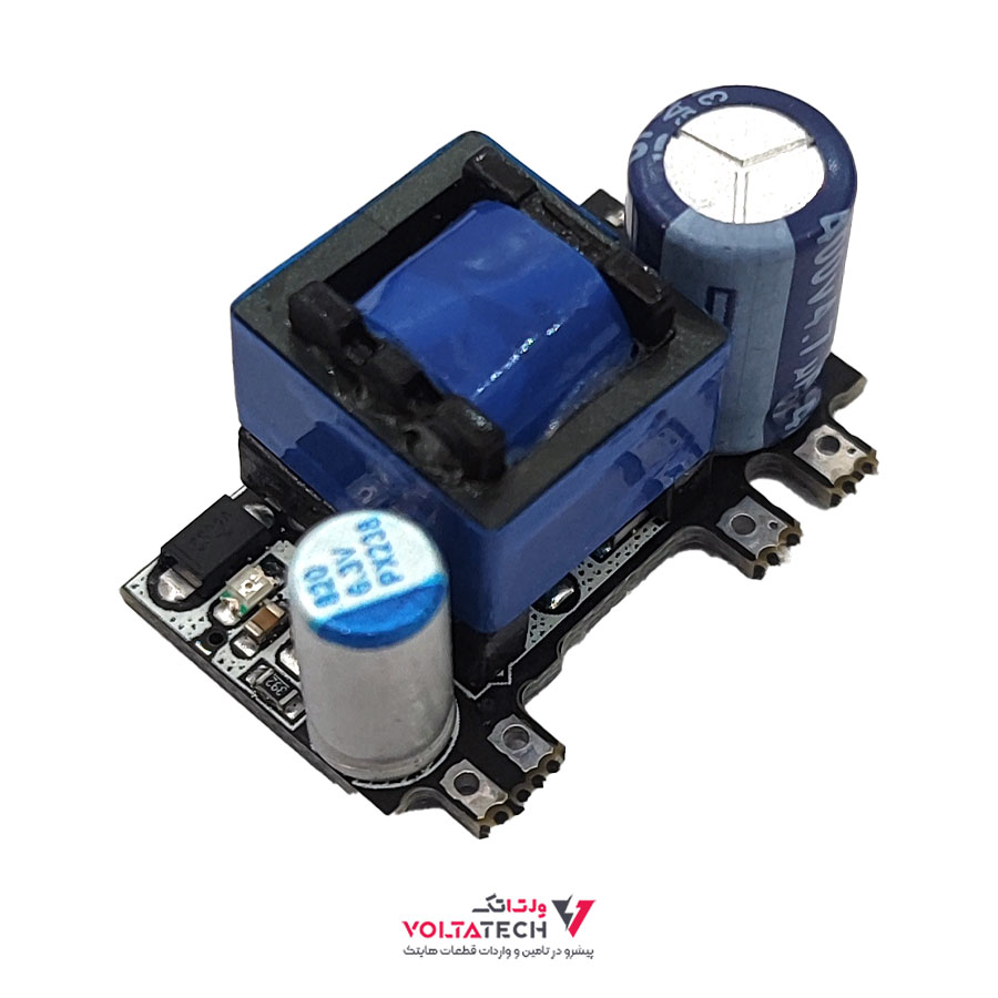 1A ماژول تغذیه سوئیچینگ 220 به 5 ولت جریان ثابت 1A نسل 7