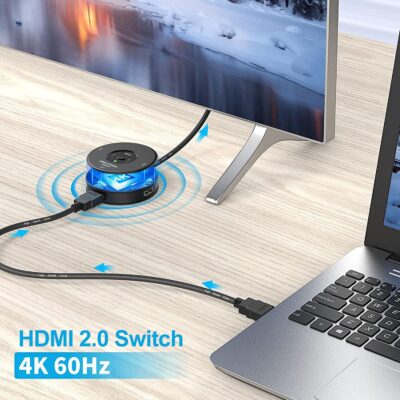 سوئیچ HDMI 4K 60 هرتز، تبدیل HDMI خروجی 3 در 1