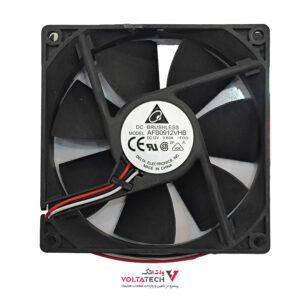فن 12V سه سیمه سایز 9×9 ضخامت 2.5cm