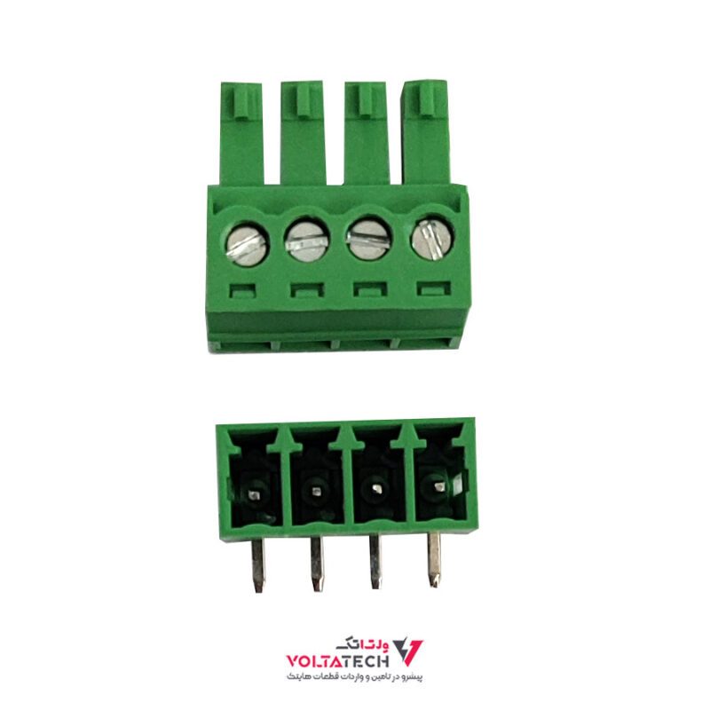 ترمینال فونیکس 4 پین رایت 3.81mm