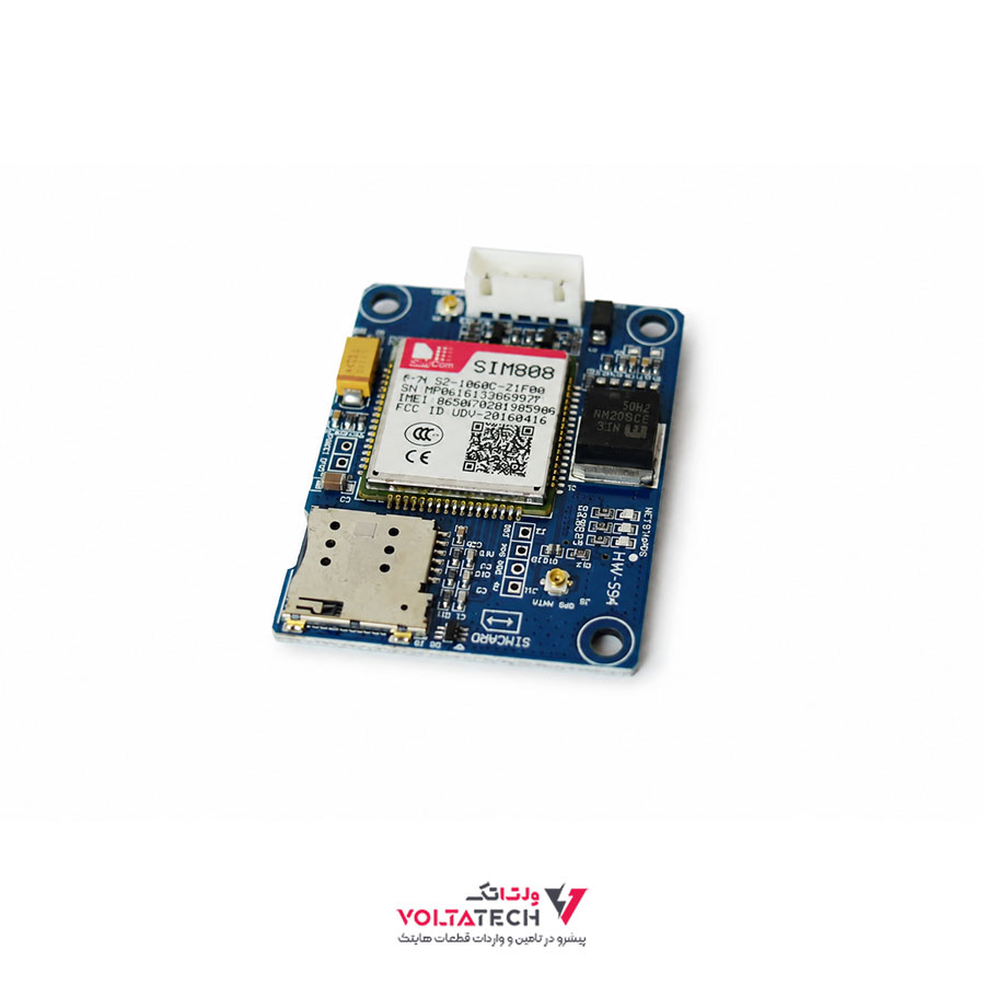 برد-راه-انداز-GSM-SIM808-با-قابلیت برد راه انداز GSM SIM808 با قابلیت GPRS / GPS / SMS