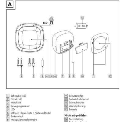 ردیاب حرکتی SILVERCREST خانه هوشمند Zigbee با زنگ هشدار ضد دستکاری