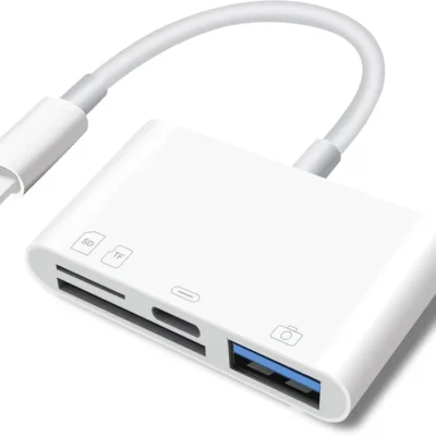 کارت خوان SD/Micro SD چهار کاره برای آیفون, آیپد, دوربین
