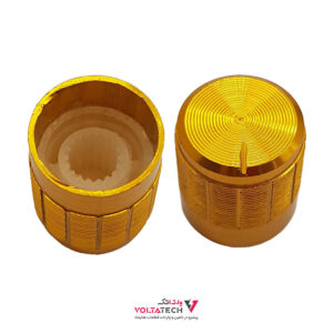 سرولوم طرح استیل طلایی 17×10