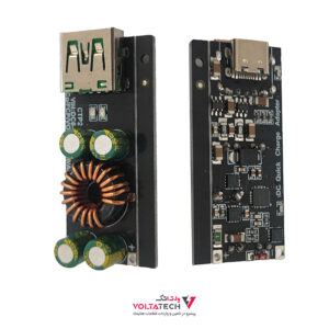 ماژول فست شارژ QC4 با خروجی 60W TYPE-C و نمایشگر