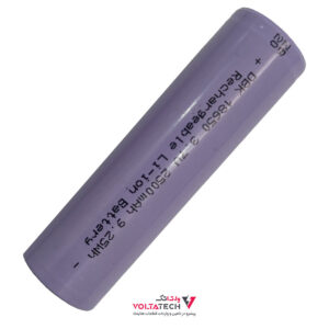 باتری لیتیوم یون 3.7v سایز 1C-18650 ظرفیت 3000mAh برند DBK