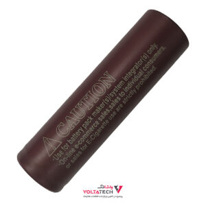 باتری لیتیوم یون 3.7v سایز 10C-18650 ظرفیت 3000mAh برند LG