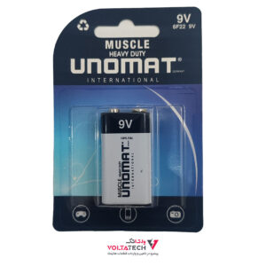 باتری کتابی 9V یونومات مدل Muscle Heavy Duty