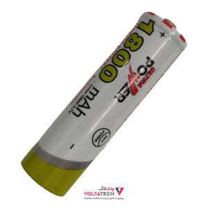 باتری لیتیوم یون 3.7v سایز 18650 ظرفیت 18000mAh برند Ultra Power نوکدار