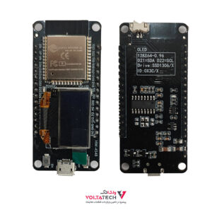 برد توسعه ESP32 با مبدل CP2102 و نمایشگر 0.96 اینچ