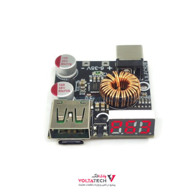 ماژول فست شارژ QC4 با نمایشگر 65W مدل LX-FC528