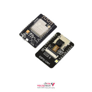 ماژول وایفای و بلوتوث ESP32-CAM همراه با دوربین و شیلد پروگرامر ESP32-CAM-MB