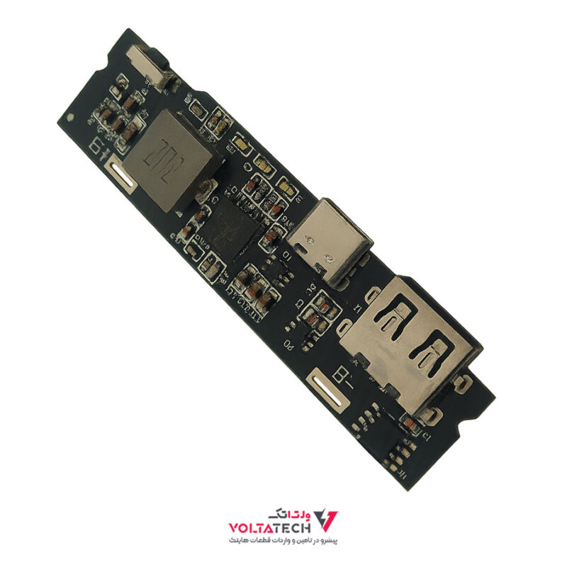 ماژول پاور بانک بانک فست شارژ دارای پورت Type-C و USB با خروجی 18W