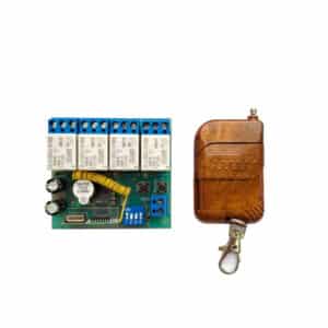 ریموت کنترل 4 کانال رادیویی کدلرن - مدل RC410L4