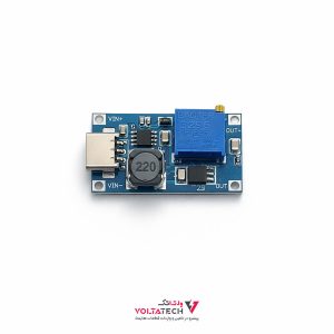 ماژول افزاینده ولتاژ MT3608 با ورودی TYPE-C و جریان 2A