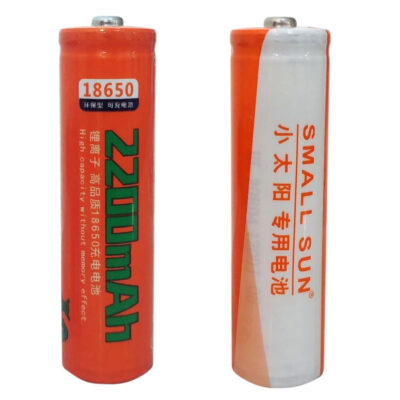 باتری لیتیوم یون 3.7v سایز 18650 2200mAh مارک Small Sun