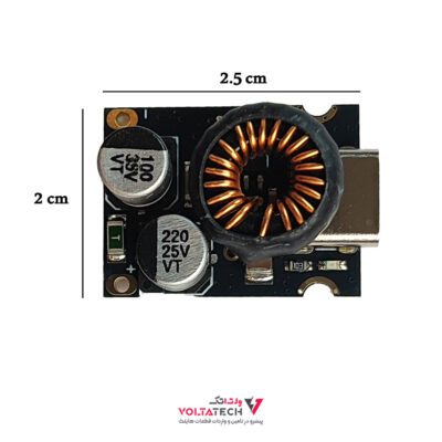 ماژول فست شارژ PD65W با خروجی USB Type-C مدل mini