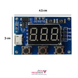 ماژول PWM ژنراتور دو کاناله به همراه نمایشگر