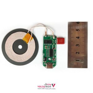 ماژول شارژر وایرلس 15W با ورودی Type-C به همراه صفحه کویل شارژ