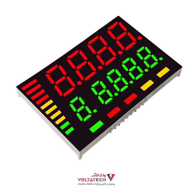 نمایشگر 9 دیجیت 2 ردیفه ALC-20MNO2C3 61x41