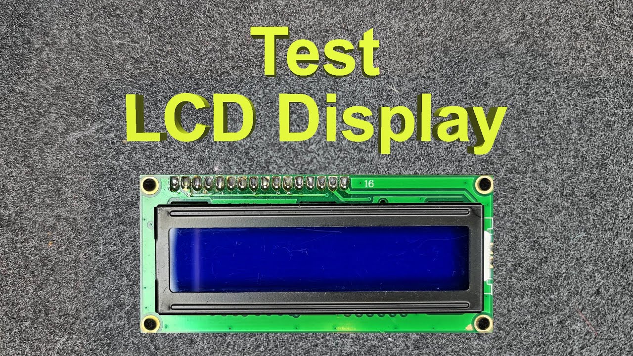 تست LCD