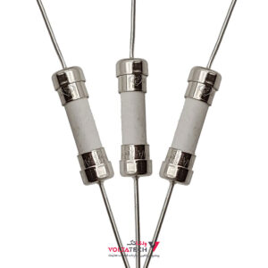 فیوز سرامیکی 3.6x10 پایه دار 1.25A-250V SLOW