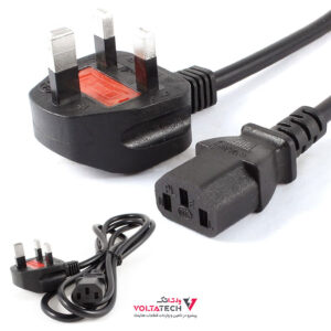 کابل برق سه پین کامپیوتر MK – ارت دار برند I-SHENG