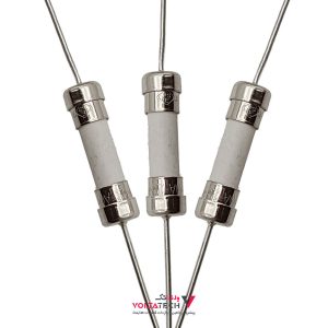 فیوز سرامیکی 6x30 پایه دار سریع سوز 25A-500V